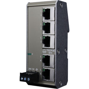 unmanaged ethernet switch / 5 ports / DIN rail / compact