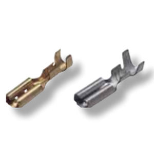female solderless terminal / crimp / flat / non-insulated