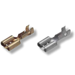 female solderless terminal / crimp / flat / non-insulated