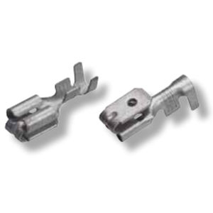 female solderless terminal / crimp / flat / non-insulated