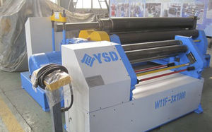 3-roller plate bending machine / hydraulic
