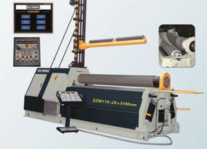 4-roller plate bending machine / hydraulic