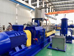twin-screw pelletizing system / for plastic pellet manufacturing