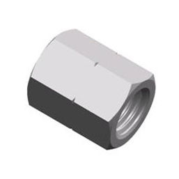 tapped fitting / straight / hydraulic / female