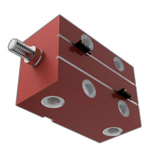 block cylinder / hydraulic / compact / ISO