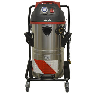 wet and dry vacuum cleaner / electric / industrial / mobile