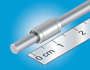 stainless steel shaft / slide / single