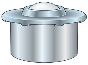 ball transfer unit with sheet steel housing