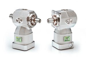 hypoid servo-gearbox / orthogonal / compact