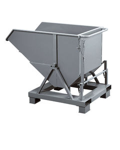 steel crate / storage / on casters / tilting