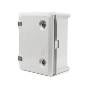wall-mounted electrical box / plastic / with hinged cover / with transparent cover