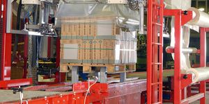 shrink film hood machine