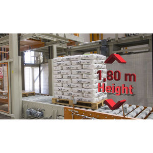 high level infeed palletizer / bag
