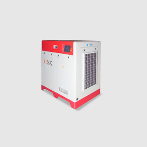 air compressor / stationary / electrically-powered / screw