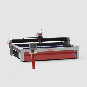 abrasive water-jet cutting machine / precision / bridge / 2-axis