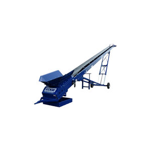 belt conveyor / construction / for wood / inclined