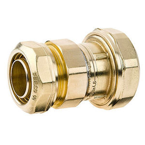 screw-in fitting / straight / hydraulic / hygienic