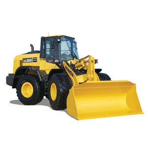 wheeled loader / low fuel consumption / for construction