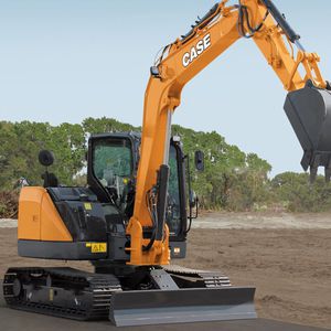 midi boom excavator / crawler / for construction / diesel