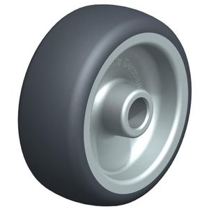 wheel with solid tire / polypropylene / elastomer / for medium loads