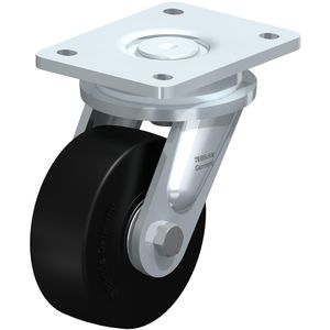 swivel caster / rod / low-noise / high load capacity