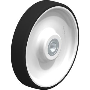 wheel with solid tire / thermoplastic / for heavy loads / low-noise