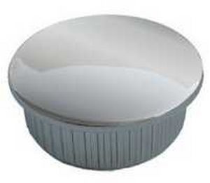 round plug / finned / snap-on / plastic