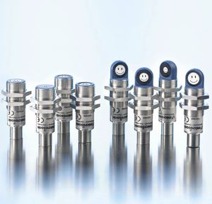 ultrasonic distance sensor / cylindrical / IP67 / for automation