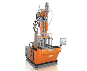 vertical injection molding machine / hydraulic / with sliding table