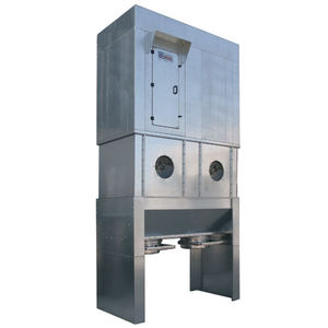 bag dust collector / pulse-jet backflow / modular / for wood dust