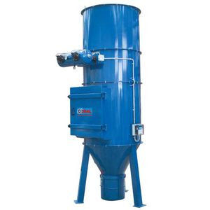 cartridge dust collector / pneumatic backblowing / for the pharmaceutical industry / for wood dust
