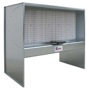 open paint booth / for parts / dry filter
