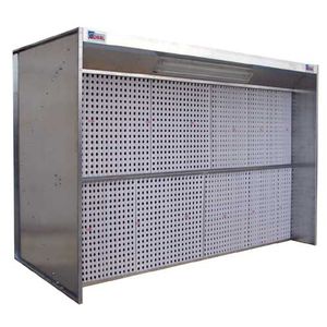 open paint booth / for parts / dry filter