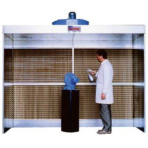 open paint booth / for parts / dry filter