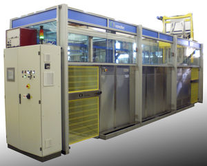 solvent cleaning machine / automatic / process / with basket