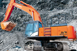 large excavator / crawler / for construction / diesel