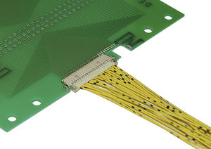 board connector / board-to-wire / coaxial / parallel