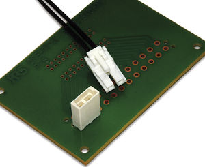 wire-to-board connector / parallel / crimp / board
