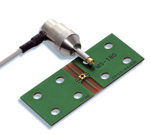 coaxial connector / SMT / elbow / board