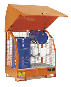 workshop cabinet / floor-mounted / steel / for toxic products