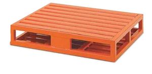 metal pallet / ISO / storage / double