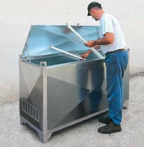 steel crate / fluorescent tube collection / folding