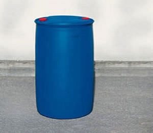 plastic drum