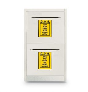 workshop cabinet / floor-mounted / metal / for corrosive products
