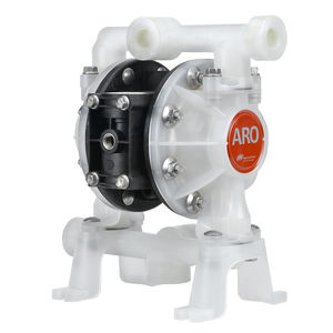 food product pump / pneumatic / double-diaphragm / plastic