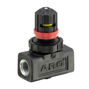 needle valve / pneumatically-operated / flow control / for air