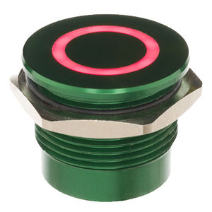 piezoelectric switch / single-pole / illuminated / AC