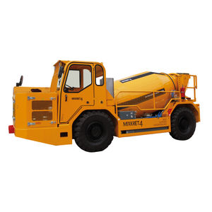 concrete mixer truck / for underground mining / diesel