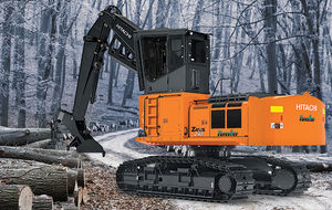 swing-arm log loader / crawler