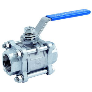 ball valve / manual / 3-piece / socket weld